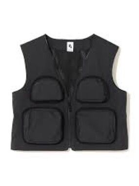 Nike X UNDERCOVER  Black utility Vest XL with waterproof pockets.